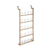 Sapateira para porta em bambu e metal