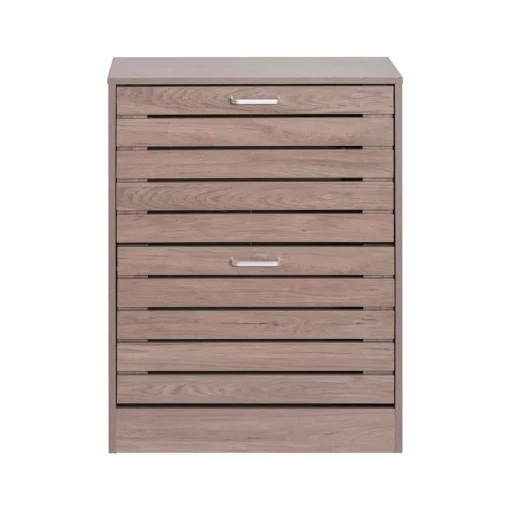 Sapateira ripada com 2 gavetas 84cm