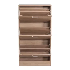 Sapateira ripada com 3 gavetas 120cm