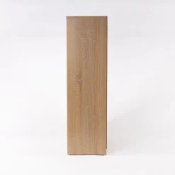 Sapateira ripada natural com 2 gavetas 84cm
