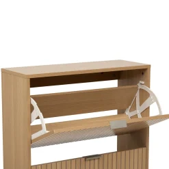 Sapateira TASSO bege em mdf