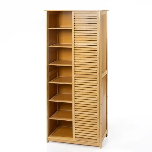 Sapateira VENEZA natural com porta de correr 180cm