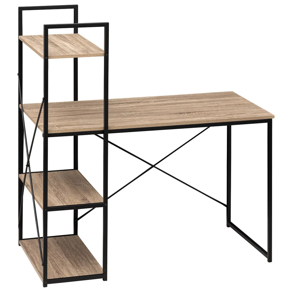 Secretária ALIAJ com prateleiras