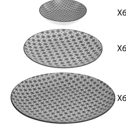 Serviço de mesa 18 peças BOHEMIA FLEUR