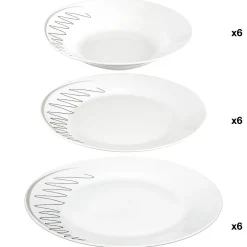 Serviço de mesa 18 peças esquisse