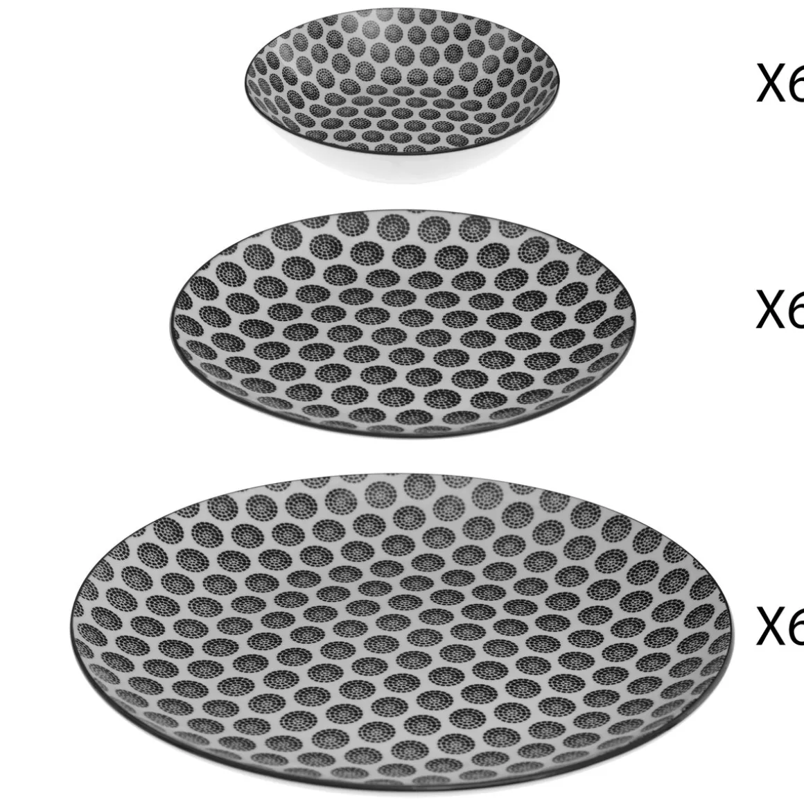 Serviço de mesa BOHEMIA 18 peças