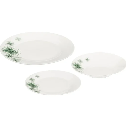 Serviço de mesa branco BENGALA 18 peças
