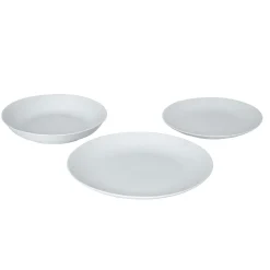 Serviço de mesa branco em cerâmica
