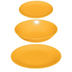 Serviço de mesa COLORAMA amarelo