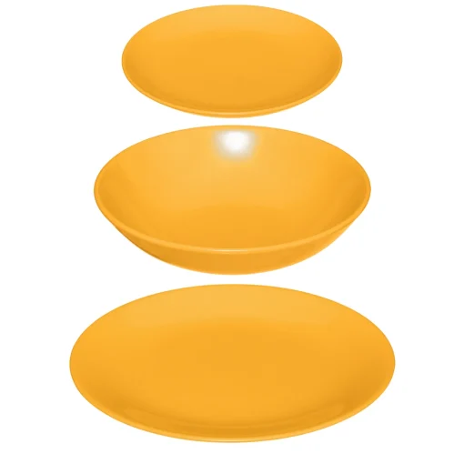 Serviço de mesa COLORAMA amarelo
