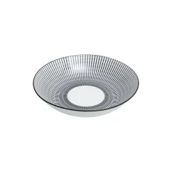 Serviço de mesa LUNIS preto decorado 18 peças