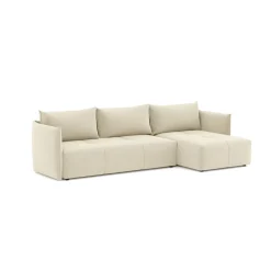 Sofá BALI bege com chaise longue