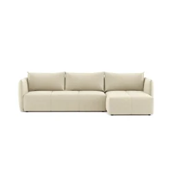Sofá BALI bege com chaise longue