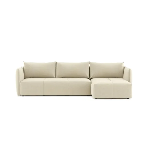 Sofá BALI bege com chaise longue