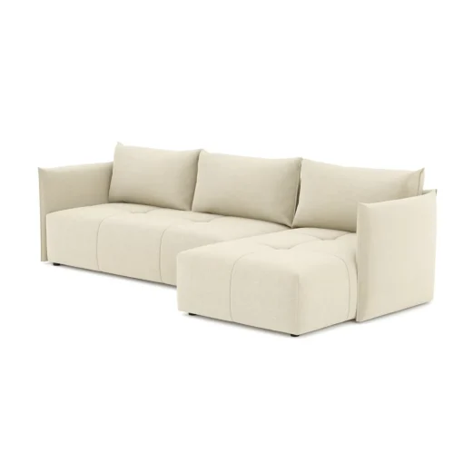 Sofá BALI bege com chaise longue