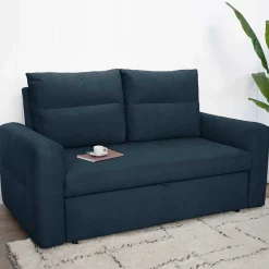 Sofá cama BAKU azul 3 lugares