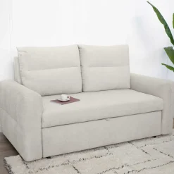 Sofá cama BAKU bege 3 lugares