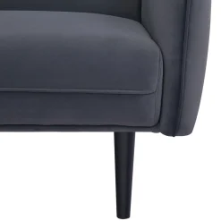 Sofá cama DARIA cinza escuro 3 lugares