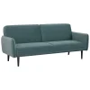 Sofá cama DARIA verde 3 lugares