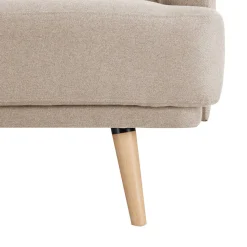 Sofá cama JACK bege em tecido