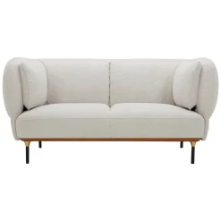 Sofá de 2 luagres ISEE cinza claro