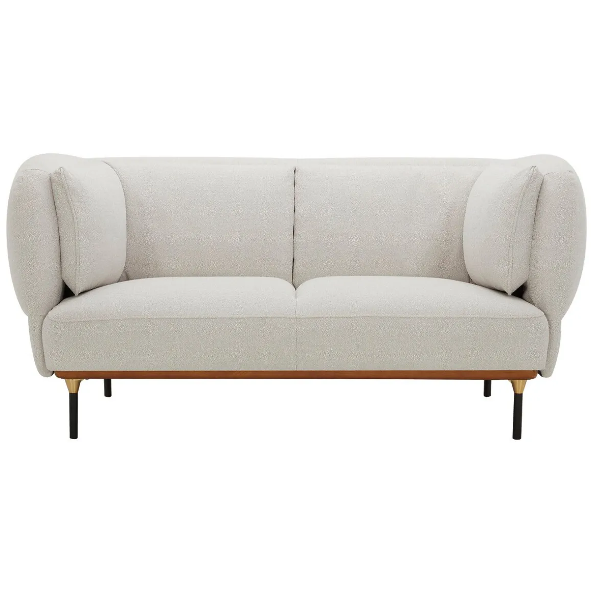 Sofá de 2 luagres ISEE cinza claro