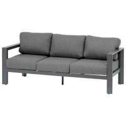 Sofá EVASION cinza escuro em alumínio