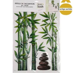 Sticker com imagem bambu 50x38cm
