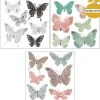 Sticker 3d borboleta 30x30cm
