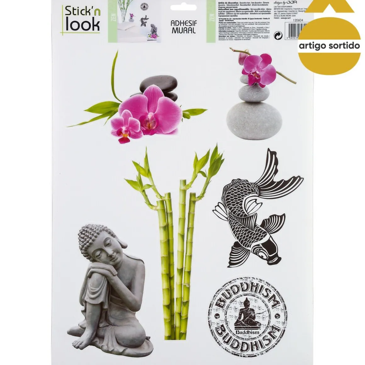 Sticker zen 37x30cm