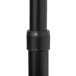 Suporte de duche preto em alumínio