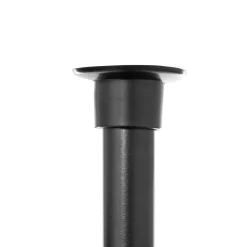 Suporte de duche preto em alumínio