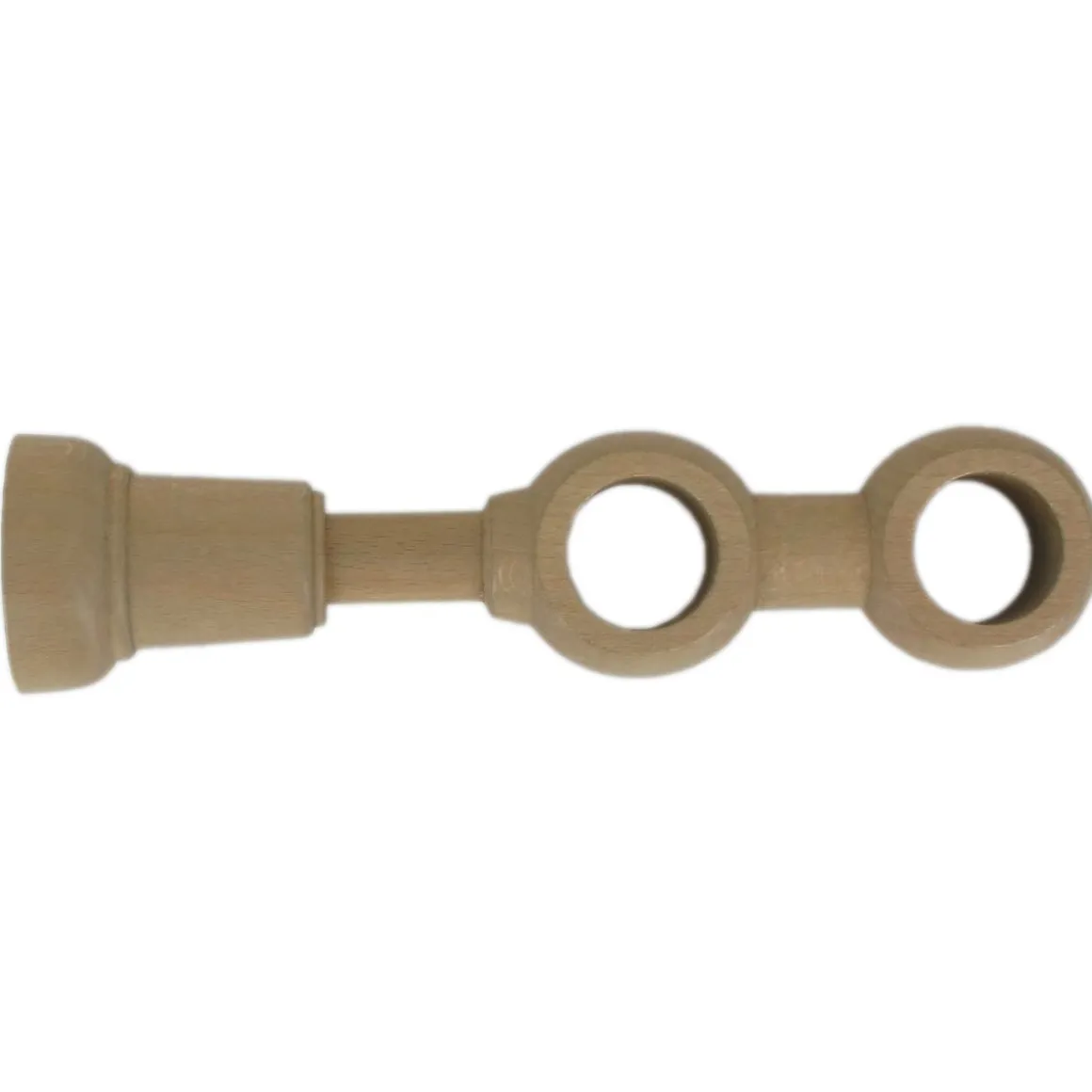 Suporte duplo cor madeira