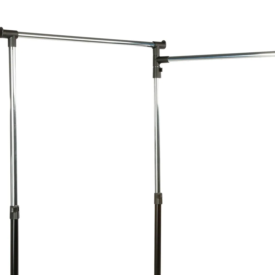 Suporte duplo de metal com 1 barra rotativa