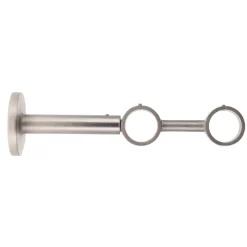 Suporte duplo prateado extensível 190mm