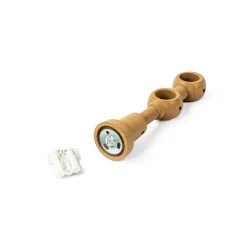 Suporte duplo verniz natural