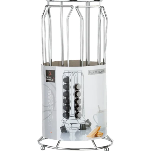 Suporte para 36 cápsulas café em metal
