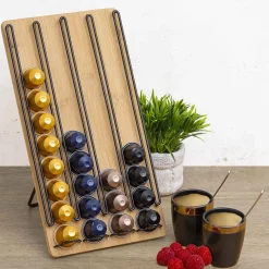 Suporte para 40 cápsulas em bambu