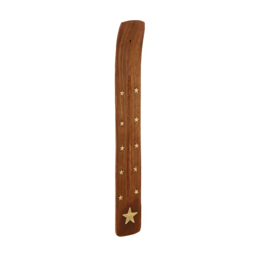 Suporte para incenso em madeira