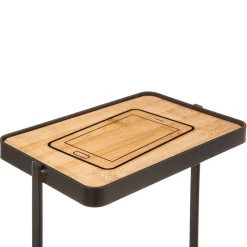 Suporte para papel higiénico preto