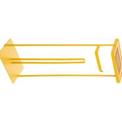 Suporte para papel higiénico amarelo