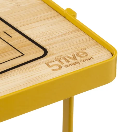 Suporte para papel higiénico amarelo