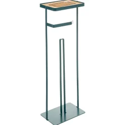 Suporte para papel higiénico azul