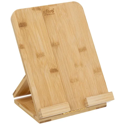 Suporte para tablet em bambu
