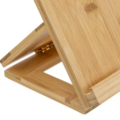 Suporte para tablet em bambu