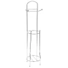 Suporte porta rolos wc cromado em metal |