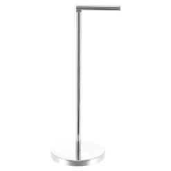 Suporte porta rolos wc cromado em metal