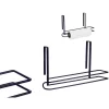 Suporte preto em metal para rolo de cozinha