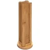 Suporte rotativo em bambu para 32 cápsulas