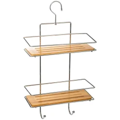 Suporte wc com 2 níveis bambu